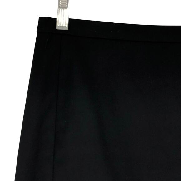 J Crew Womens Size 2 Skirt Pencil Straight Zip Rear Slit Career Black - Picture 4 of 15